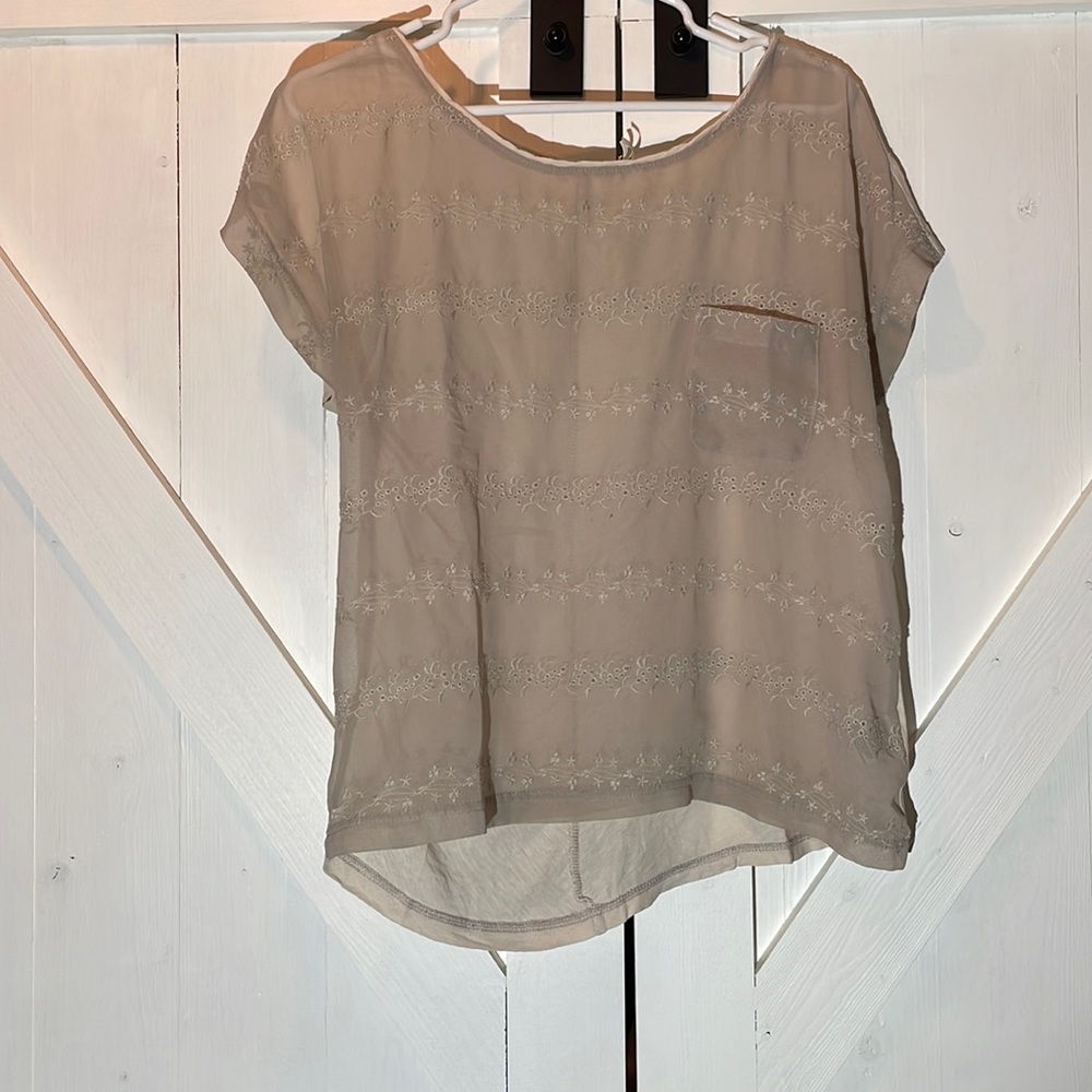 Kimchi Blue sheer blouse